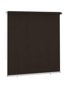 Tenda a Rullo per Esterni 220x230 cm Marrone HDPE