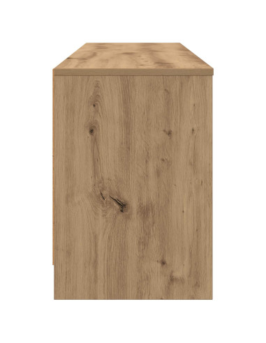 Armadietto per letto 2 pcs Rovere Artigianale 66 x 33 x 48 cm