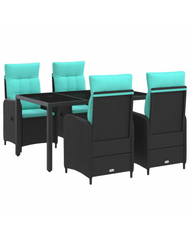 Set da pranzo per esterni 5 pcs polyrattan