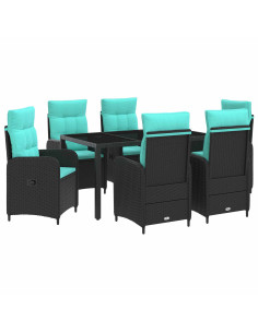 Set da pranzo per esterni 7 pcs polyrattan
