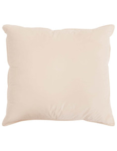 Cuscino Beige 50 x 50 cm Fibra di Kapok