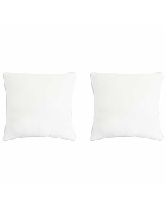 Cuscino 2 pcs Bianco 65 x 65 cm Fibra di bambù
