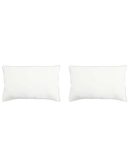 Cuscino 2 pcs Bianco 60 x 70 cm Fibra di bambù