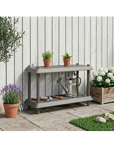 Unità di scaffalatura 2 livelli 100 x 40 x 55,5 cm PP