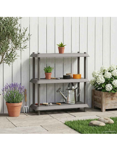 Unità di scaffalatura 3 livelli 100 x 40 x 96 cm PP