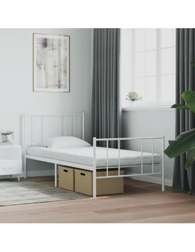 Materasso in schiuma 75 x 190 cm Bianco