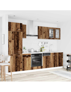 Unità Cucina Lyon 8 pcs Legno antico Legno ingegnerizzato