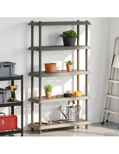 Unità di scaffalatura 5 livelli 100 x 40 x 177 cm PP