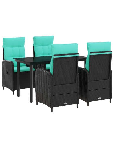 Set Tavolo da Salotto con cuscino con cuscino 5 pcs