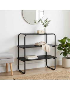 Tavolo consolle Rovere Nero 60 x 41 x 75 cm
