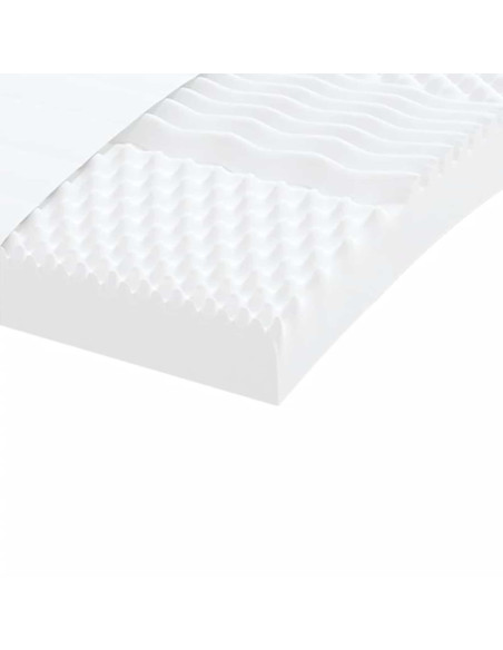 Materasso in schiuma 75 x 190 cm Bianco