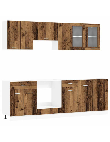 Unità Cucina Lyon 8 pcs Legno multistrato