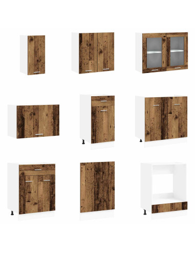 Unità Cucina Lyon 8 pcs Legno multistrato