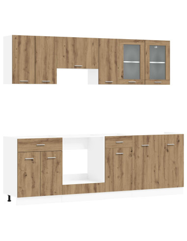Unità Cucina Lyon 8 pcs Legno multistrato