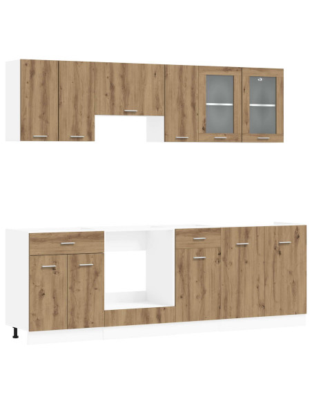 Unità Cucina Lyon 8 pcs Legno multistrato