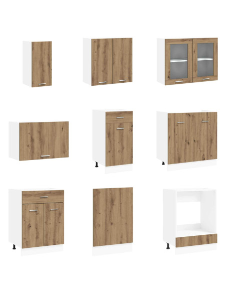 Unità Cucina Lyon 8 pcs Legno multistrato