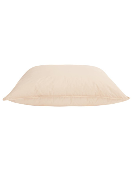 Cuscino 2 pcs Beige 60 x 80 cm Fibra di Kapok