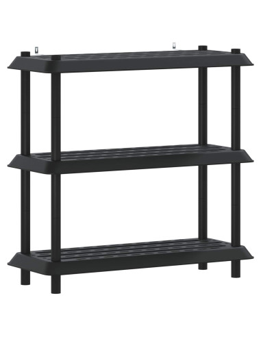 Unità di scaffalatura 3 livelli 100 x 40 x 96 cm PP Antracite