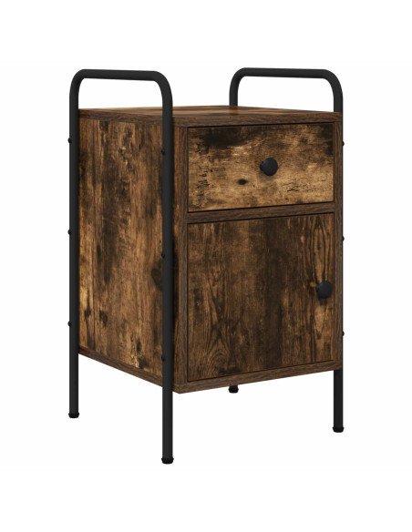 Armadio da Notte Rovere Fumo 35 x 36,5 x 61 cm
