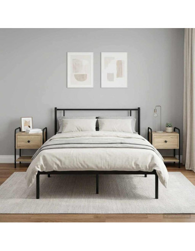 Armadio da Notte 2 pz Rovere Sonoma 35 x 36,5 x 47 cm