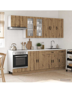 Unità Cucina PORTO 8 pcs Rovere Artigianale