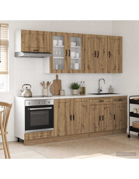 Unità Cucina PORTO 8 pcs Rovere Artigianale