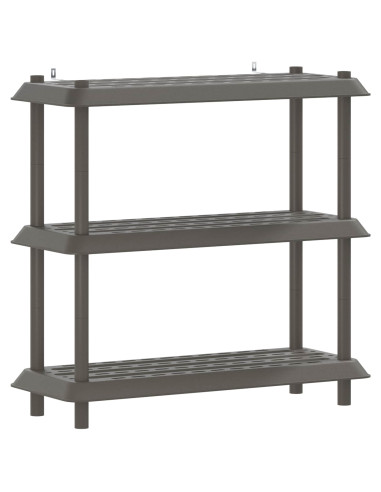 Unità di scaffalatura 3 livelli 100 x 40 x 96 cm PP