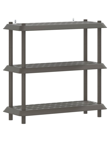 Unità di scaffalatura 3 livelli 100 x 40 x 96 cm PP