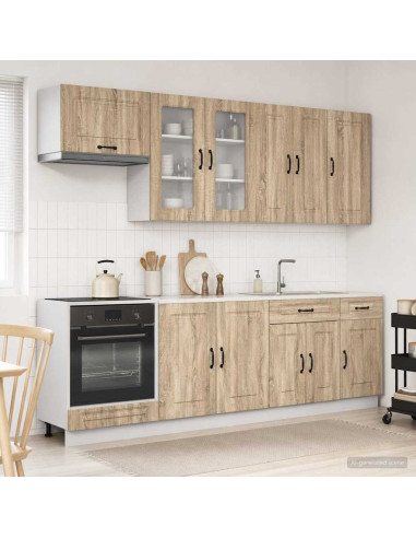 Unità Cucina KALMAR 8 pcs Rovere Sonoma Legno ingegnerizzato