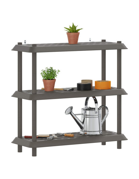 Unità di scaffalatura 3 livelli 100 x 40 x 96 cm PP