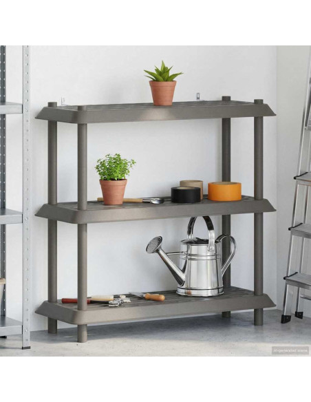 Unità di scaffalatura 3 livelli 100 x 40 x 96 cm PP