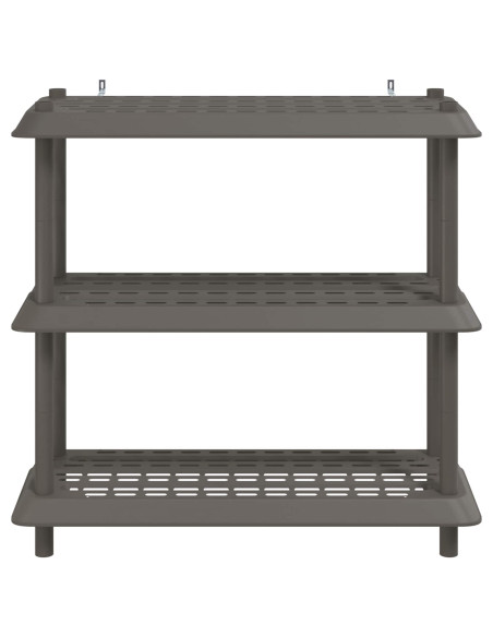Unità di scaffalatura 3 livelli 100 x 40 x 96 cm PP