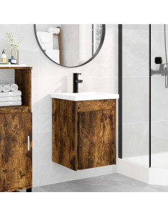 Mobile bagno con rubinetto Rovere Fumo 42 x 40 x 74,5 cm