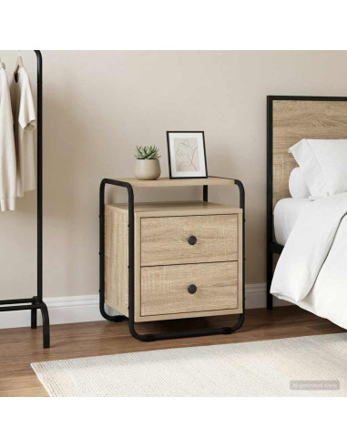 Armadio da Notte Rovere Sonoma Legno ingegnerizzato
