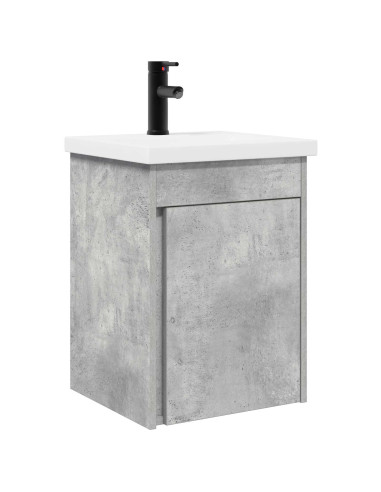 Mobile bagno con rubinetto Grigio Cemento 42 x 40 x 74,5 cm