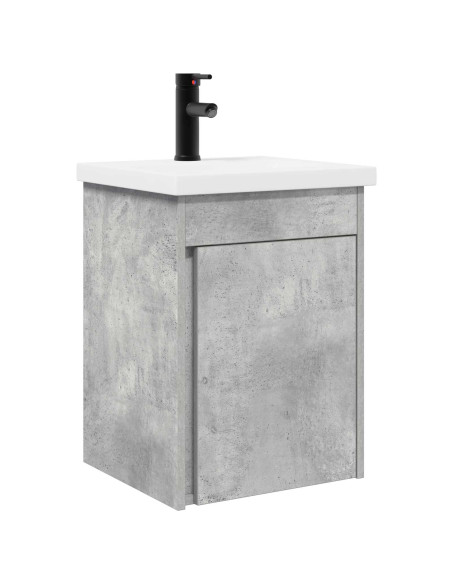 Mobile bagno con rubinetto Grigio Cemento 42 x 40 x 74,5 cm