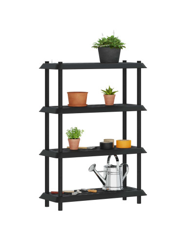 Unità di scaffalatura 4 livelli 100 x 40 x 136,5 cm PP