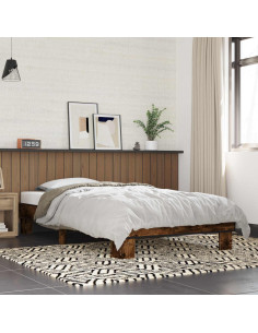 Struttura del letto Rovere Fumo 80 x 200 cm