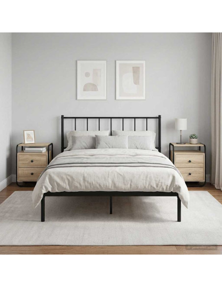 Armadio da Notte 2 pz Rovere Sonoma Legno ingegnerizzato