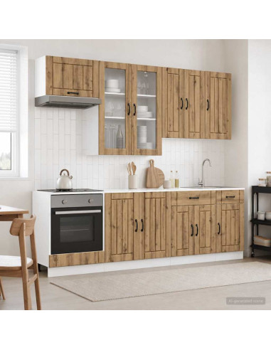 Unità Cucina LUCCA 8 pcs Rovere Artigianale