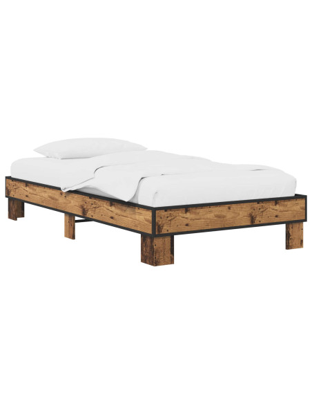 Struttura del letto Legno antico 80 x 200 cm