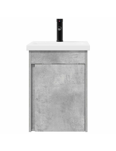 Mobile bagno con rubinetto Grigio Cemento 42 x 40 x 74,5 cm
