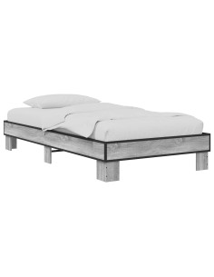 Struttura del letto Sonoma grigio 80 x 200 cm