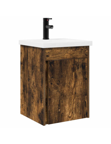Mobile bagno con rubinetto Rovere Fumo 42 x 40 x 74,5 cm