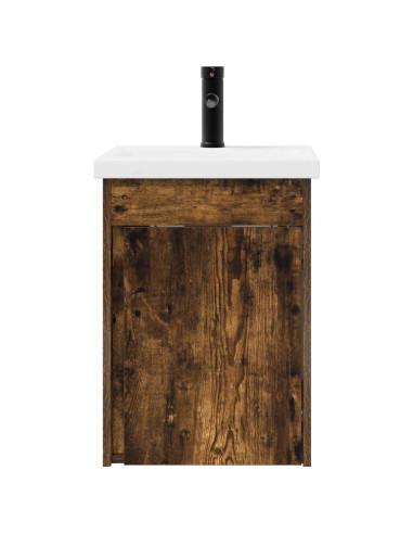 Mobile bagno con rubinetto Rovere Fumo 42 x 40 x 74,5 cm