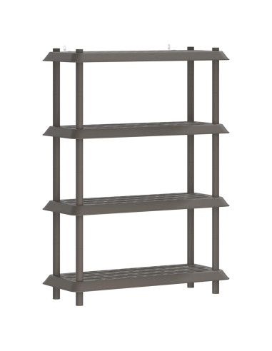 Unità di scaffalatura 4 livelli 100 x 40 x 136,5 cm PP