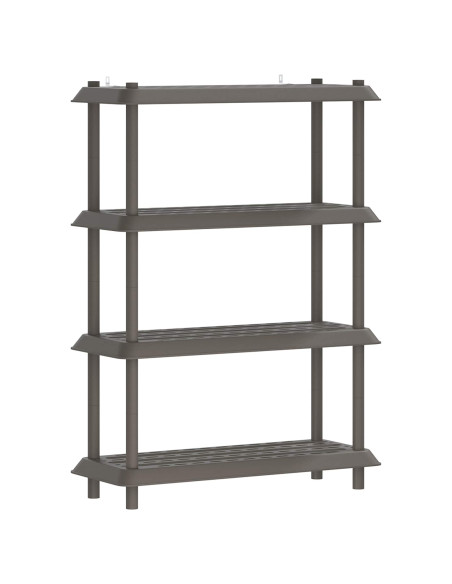 Unità di scaffalatura 4 livelli 100 x 40 x 136,5 cm PP