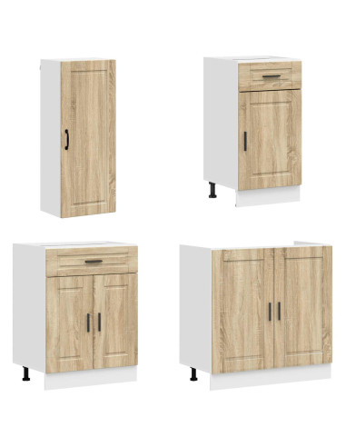Unità Cucina PORTO 8 pcs Rovere Sonoma Legno ingegnerizzato