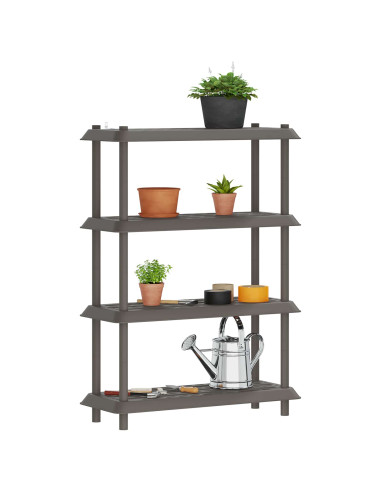 Unità di scaffalatura 4 livelli 100 x 40 x 136,5 cm PP