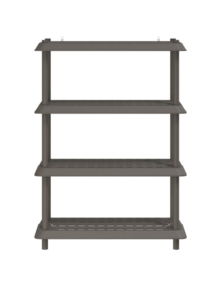 Unità di scaffalatura 4 livelli 100 x 40 x 136,5 cm PP